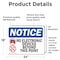 Signmission No Electronic Devices Beyond Sign With Symbol, 24 in W x Rectangle, Vinyl Decal OS-2PACK-NS-D-1824-L-14501 - alternate 5